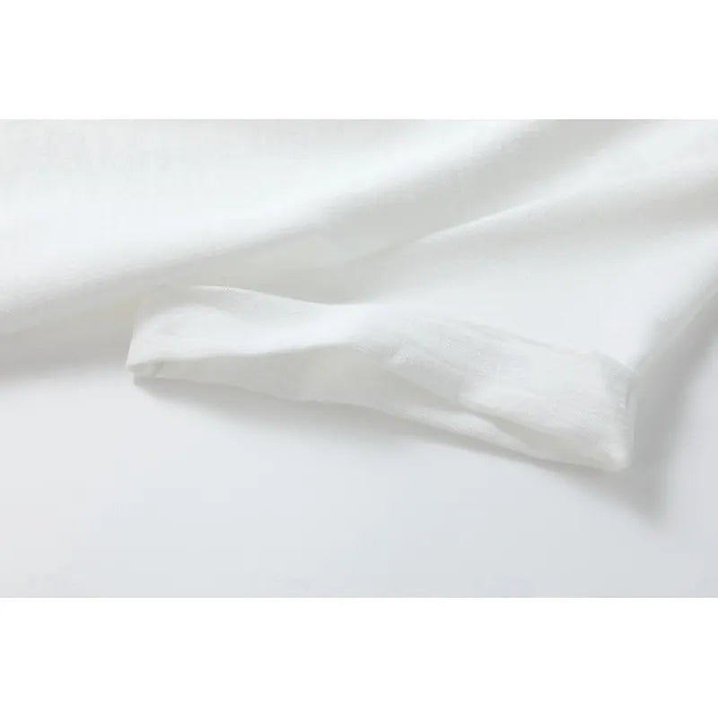 Robe longue femme ample à col fendu et boutons décoratifs