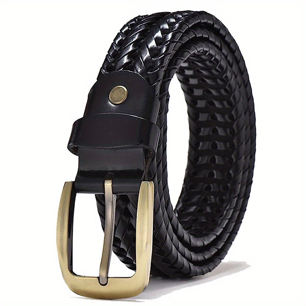 Ceinture en cuir tressé pour homme – élégante et intemporelle