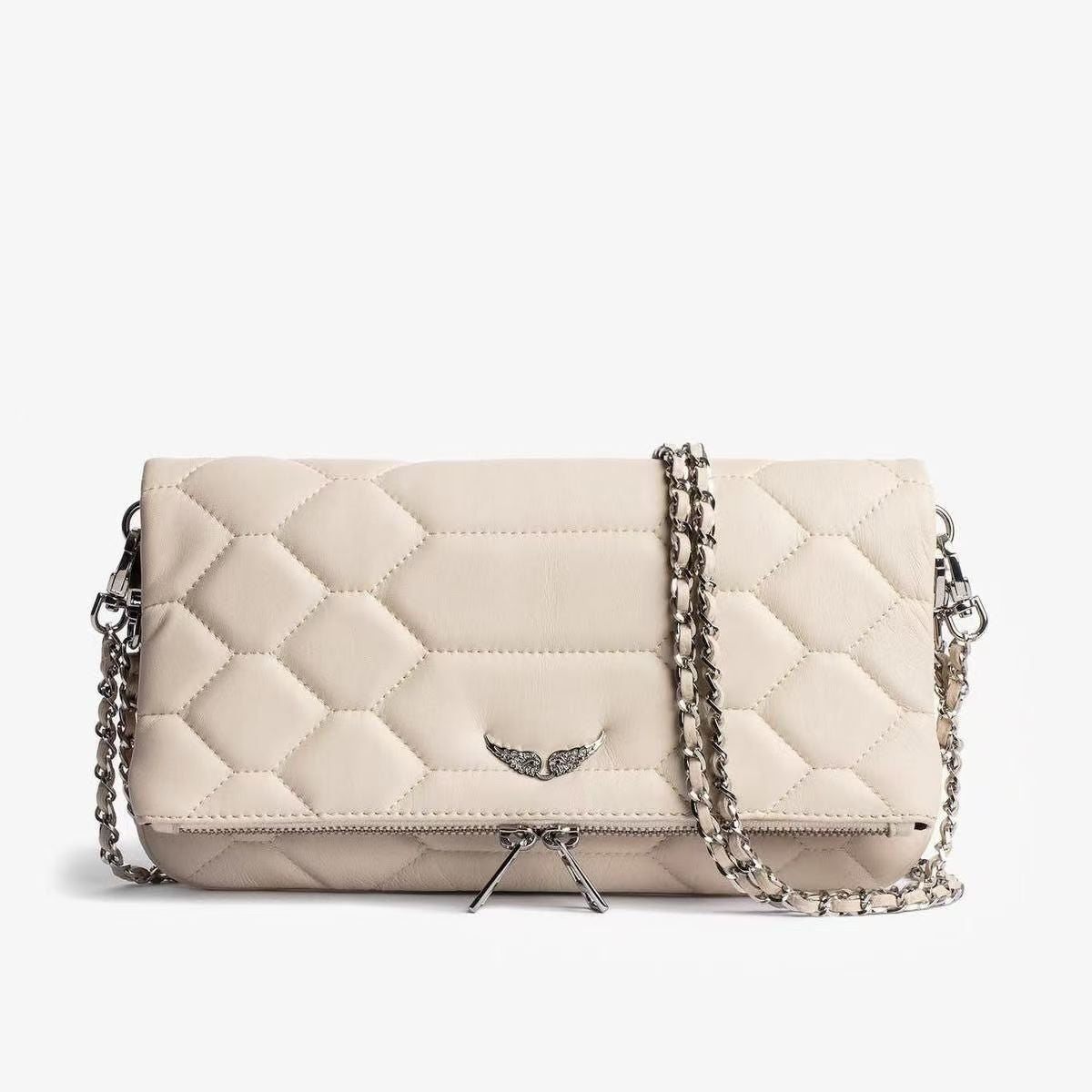 Sac Bandoulière Élégant Avec Emblème Ailé
