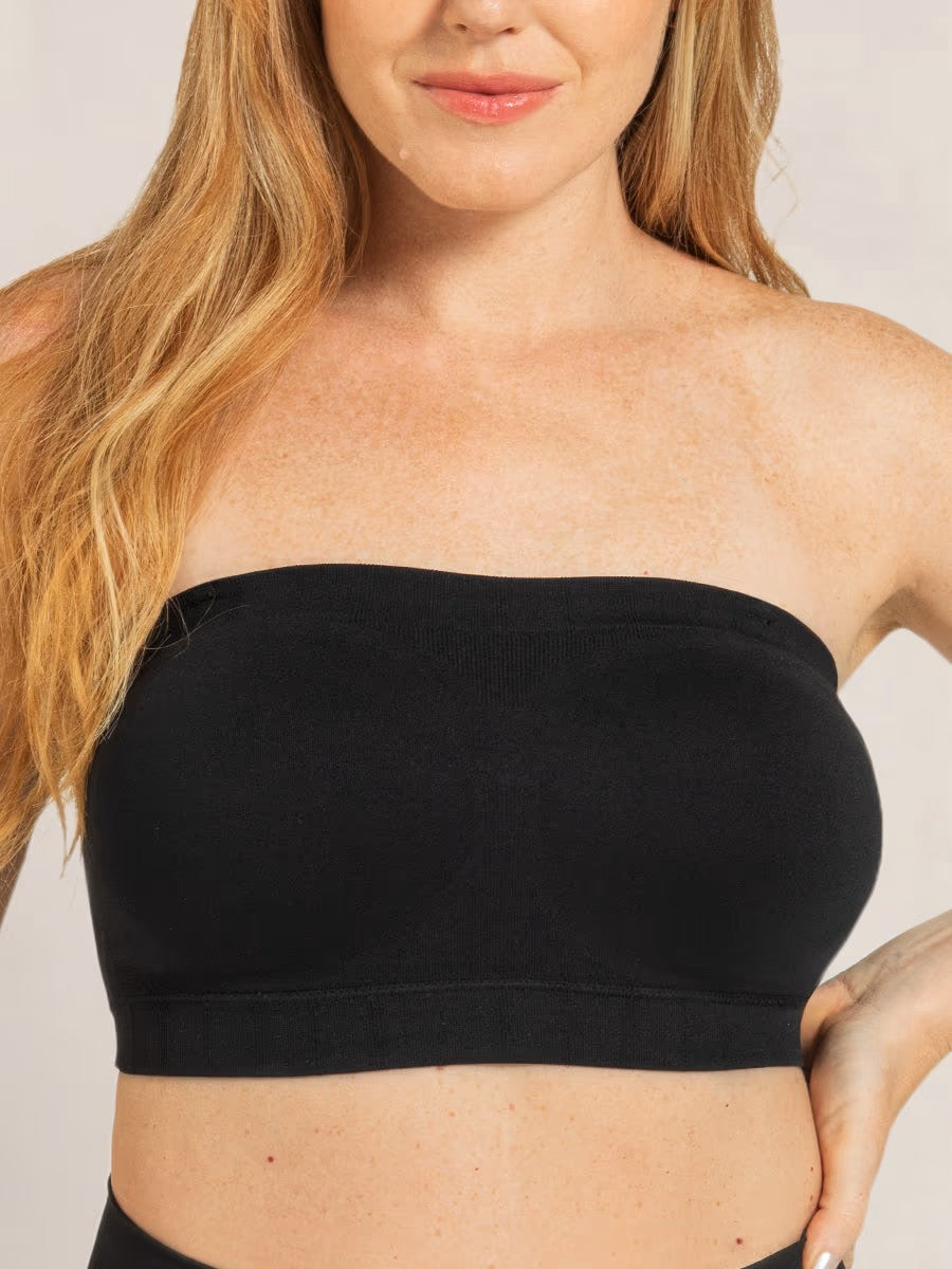 Soutien-gorge bandeau femme sans bretelles sans armature
