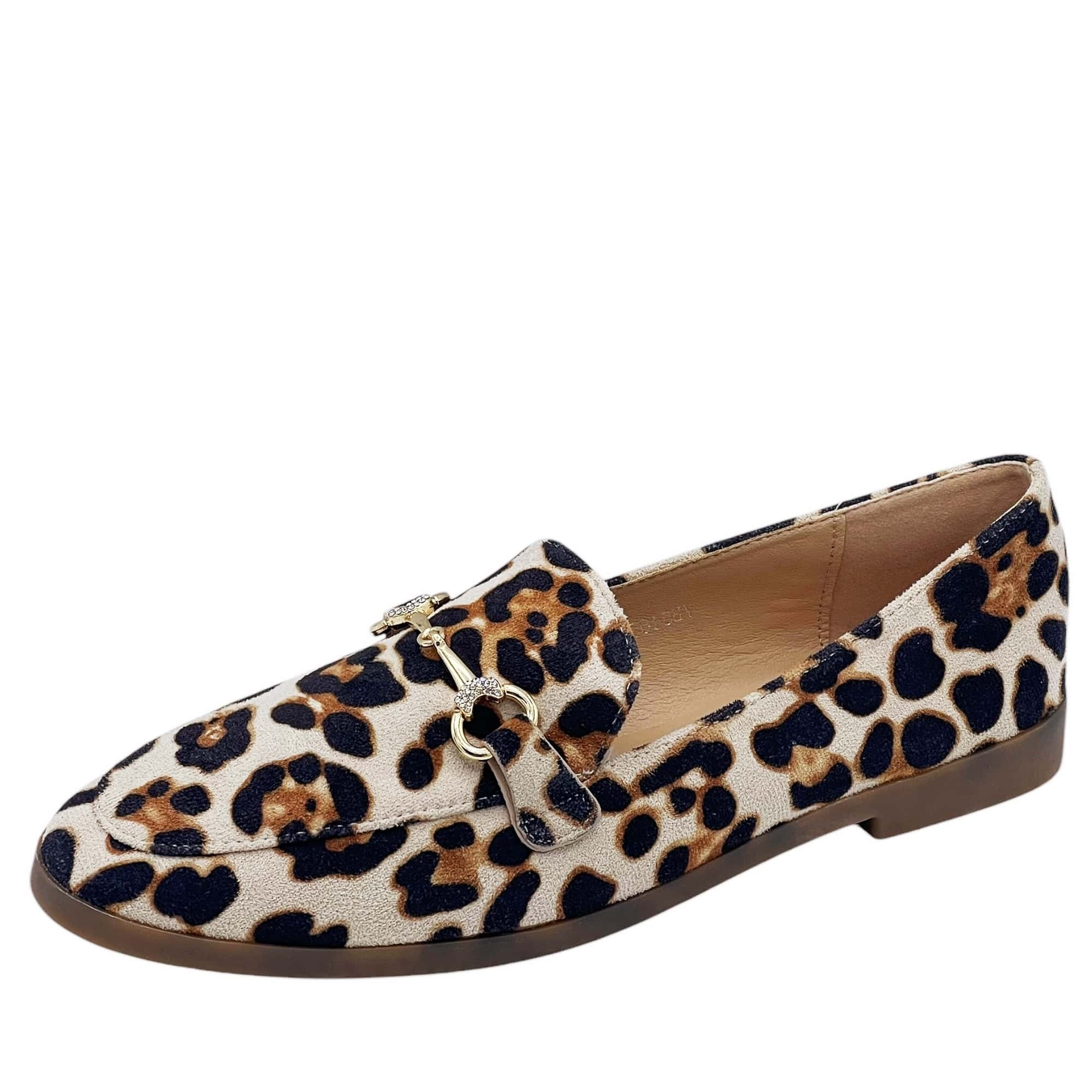 Mocassins Femme Plats Coupe Classique Finition Lisse Usage Quotidien