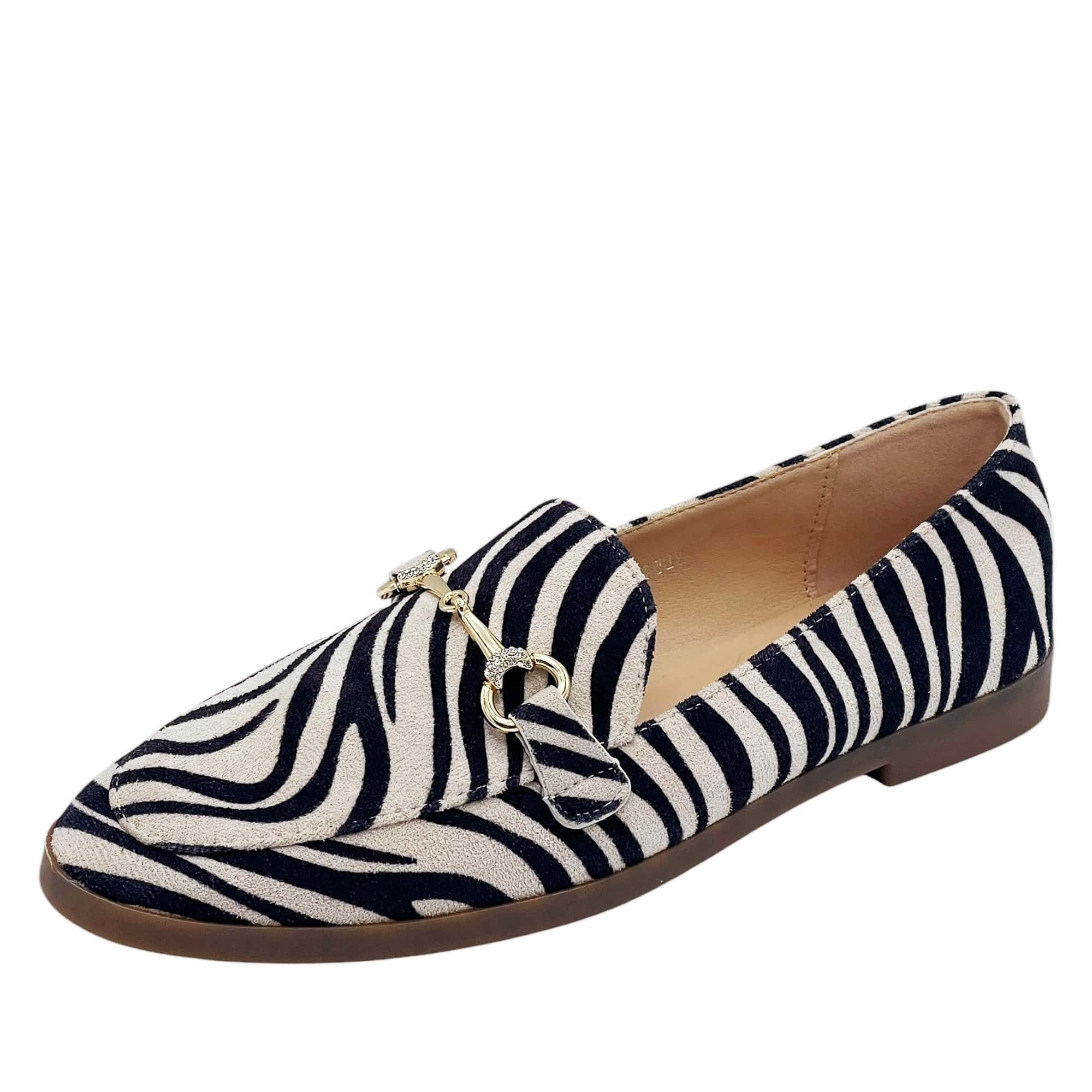 Mocassins Femme Plats Coupe Classique Finition Lisse Usage Quotidien