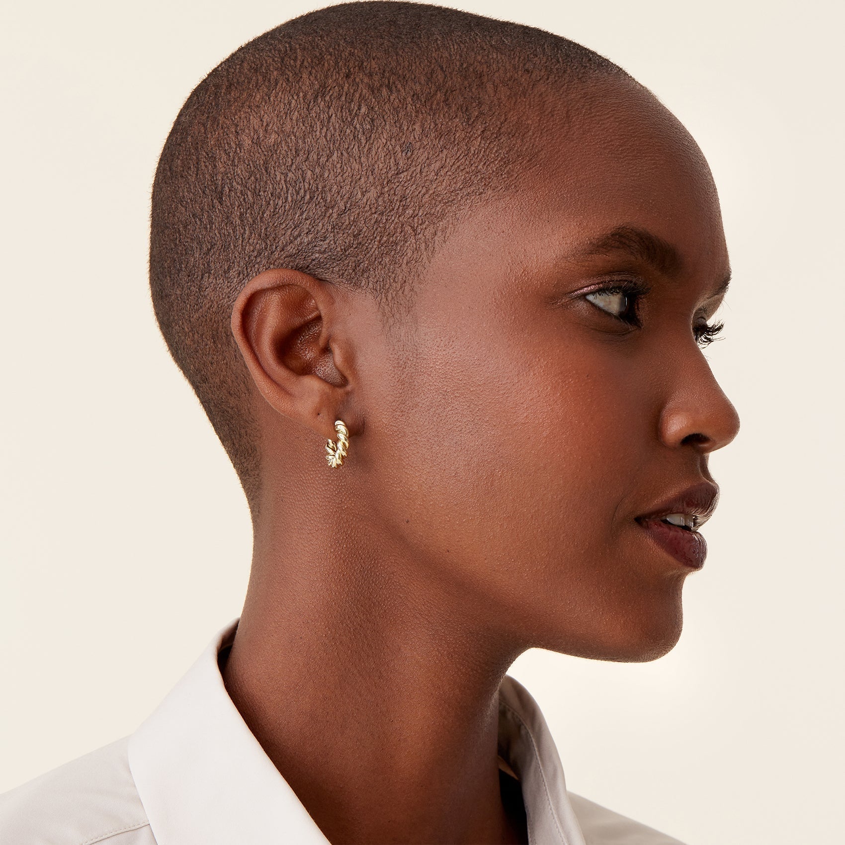 Boucles d’Oreilles Femme Effet Corde au Style Élégant et Intemporel