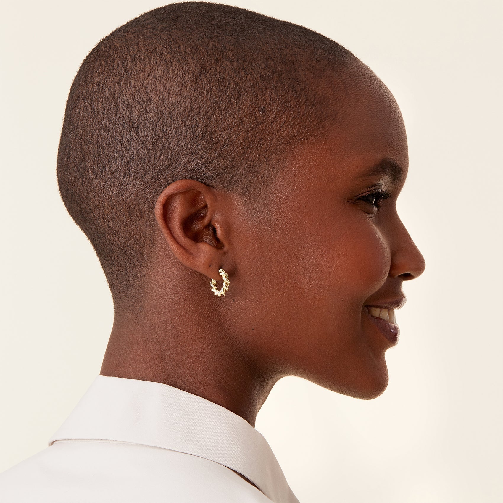 Boucles d’Oreilles Femme Effet Corde au Style Élégant et Intemporel