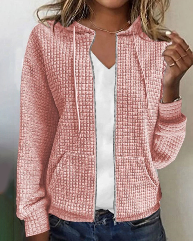Veste Décontractée à Capuche Style Moderne et Confort Absolu