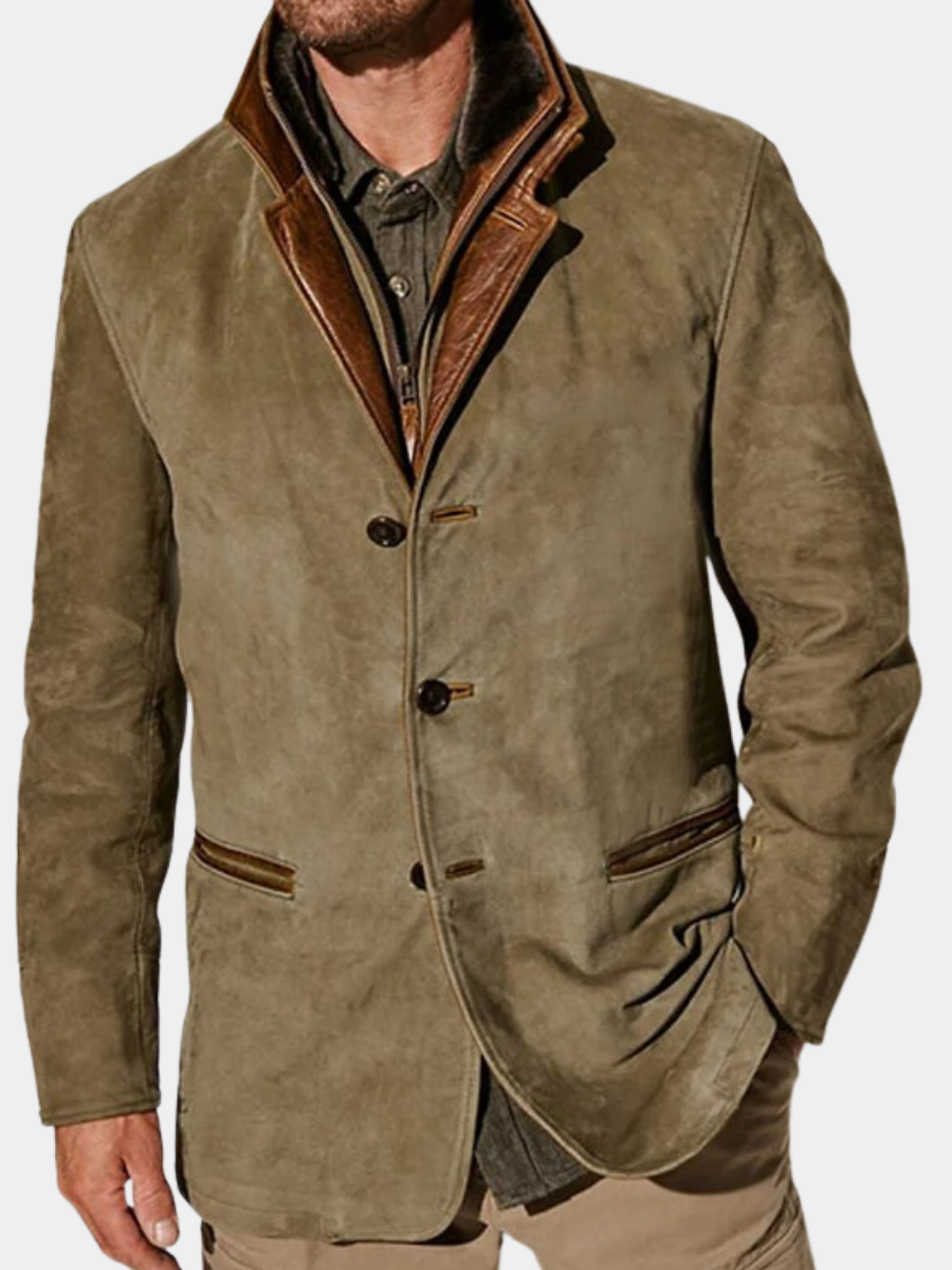 Veste Homme en Mélange de Laine – Chaleur, Confort et Élégance