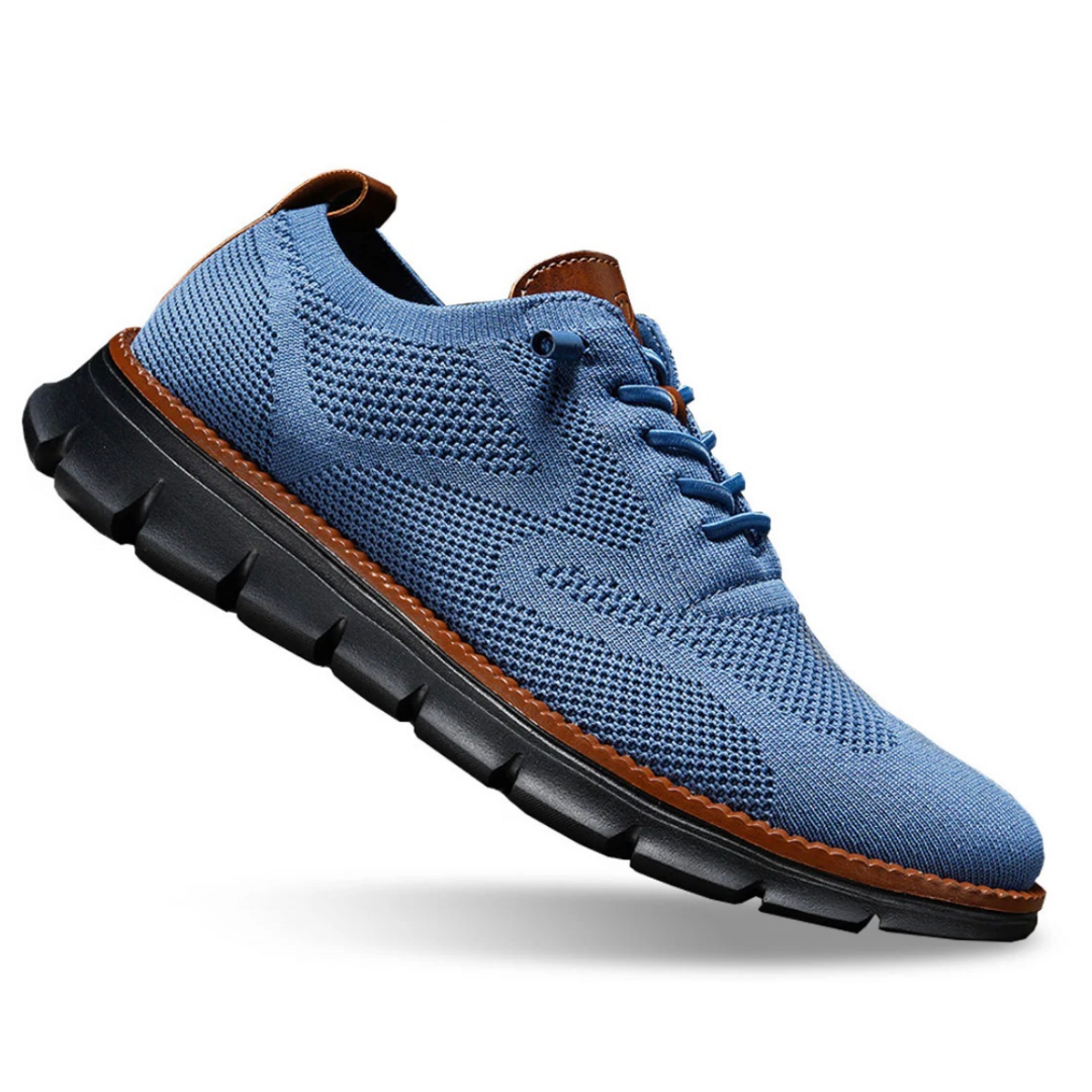 Chaussures homme respirantes à lacets avec semelle souple