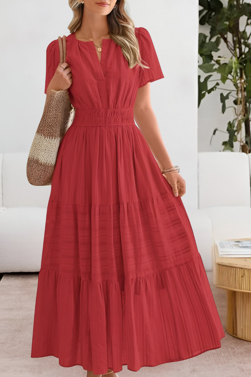 Robe Midi Femme Fluide Bohème pour Été Confortable et Élégante