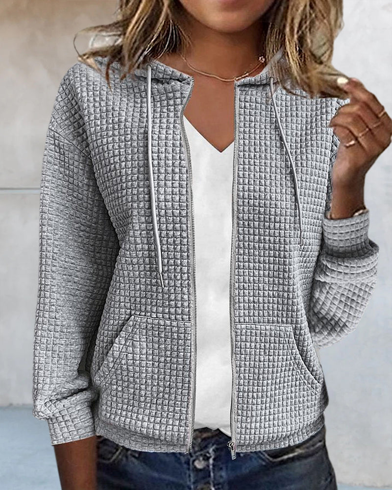 Veste Décontractée à Capuche Style Moderne et Confort Absolu