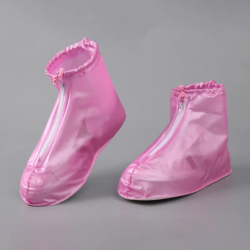 Couvre-chaussures imperméables zippés avec cordon ajustable