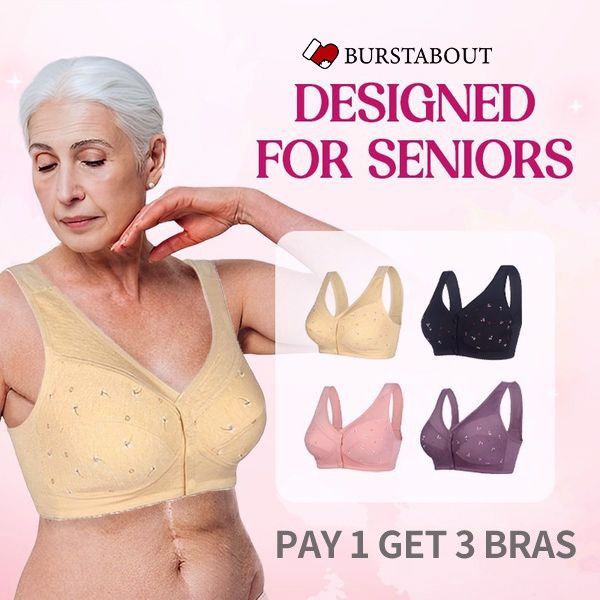 Soutien-gorge en coton à fermeture frontale – Confort et maintien