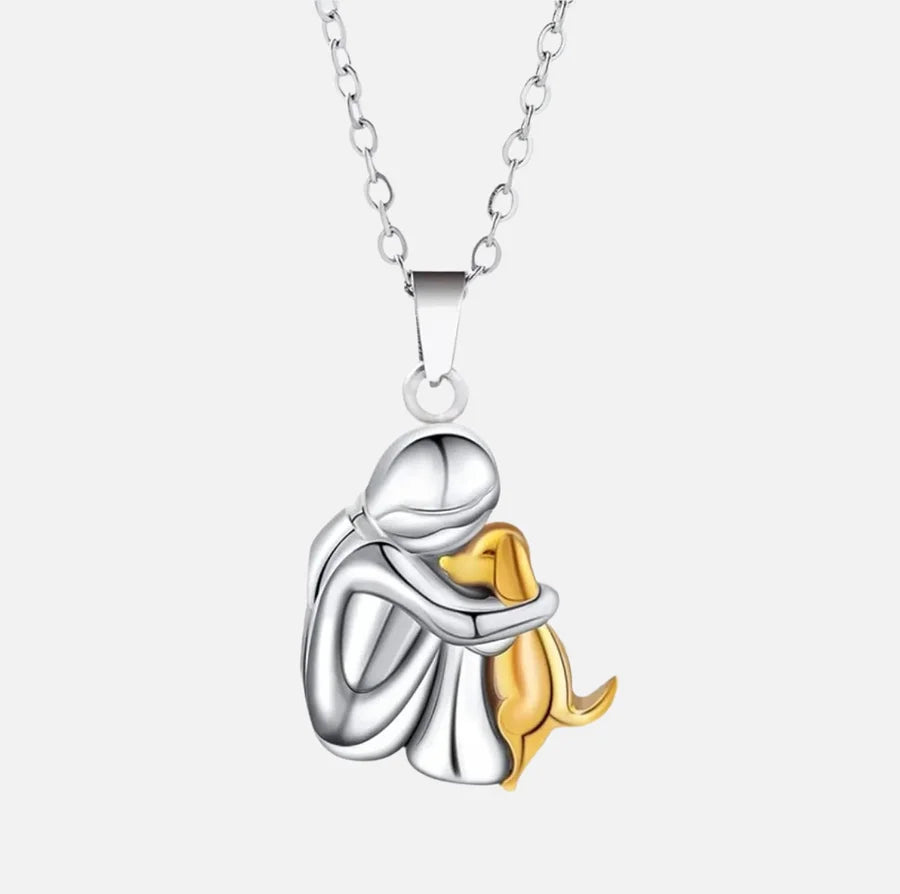 Collier design pour amoureux des chiens – bijou élégant et symbolique