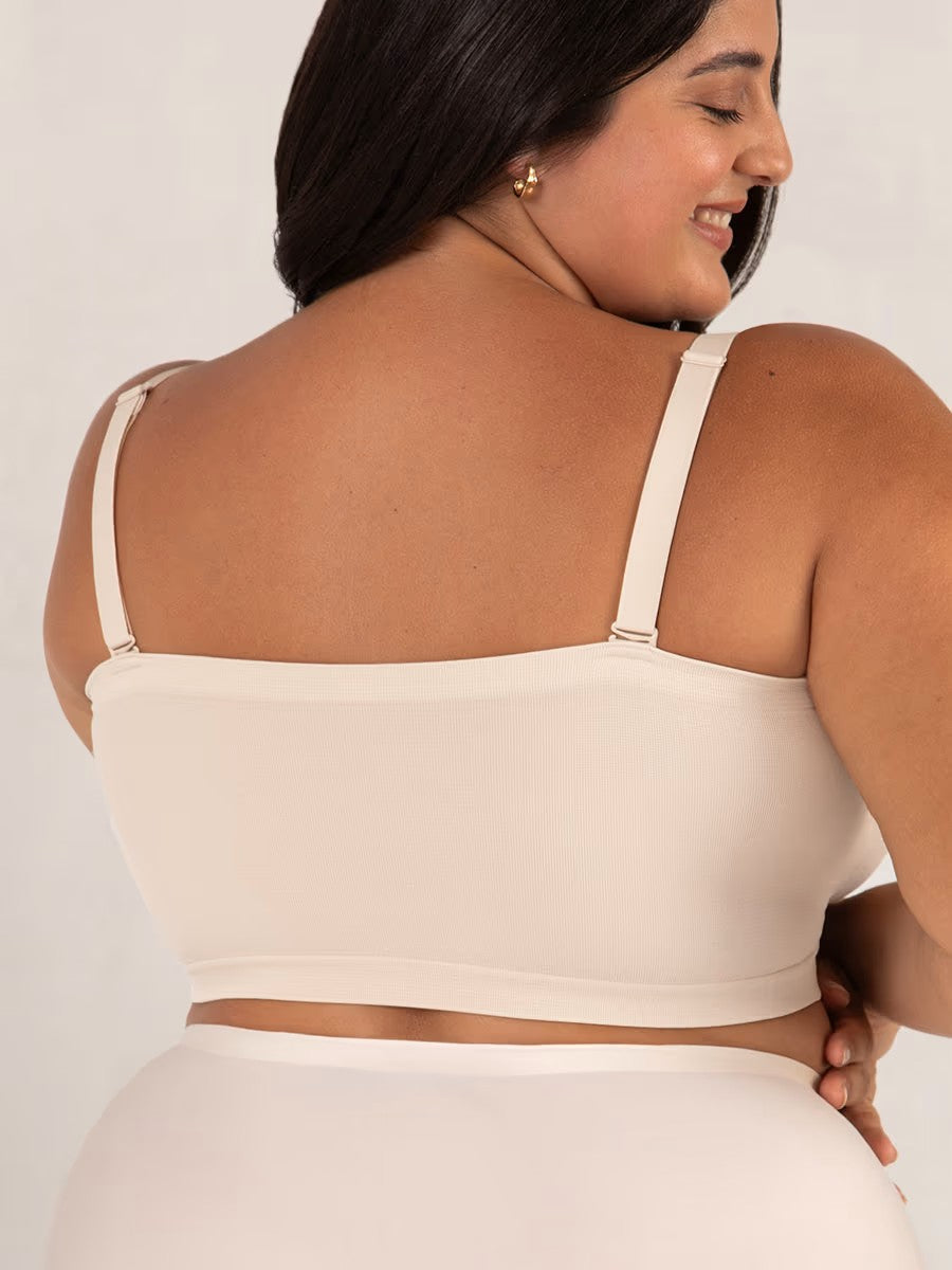 Soutien-gorge bandeau femme sans bretelles sans armature