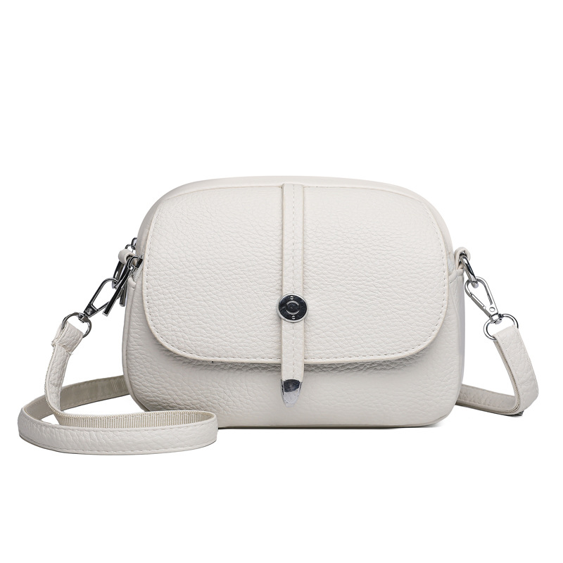 Sac bandoulière compact en similicuir souple – Élégant, léger et polyvalent