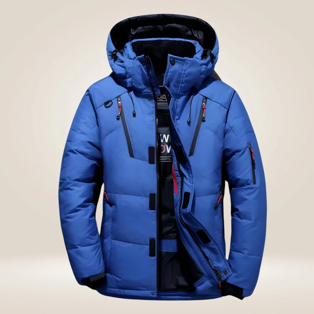 Veste d’Hiver Homme en Duvet – Chaude, Coupe-Vent et Élégante