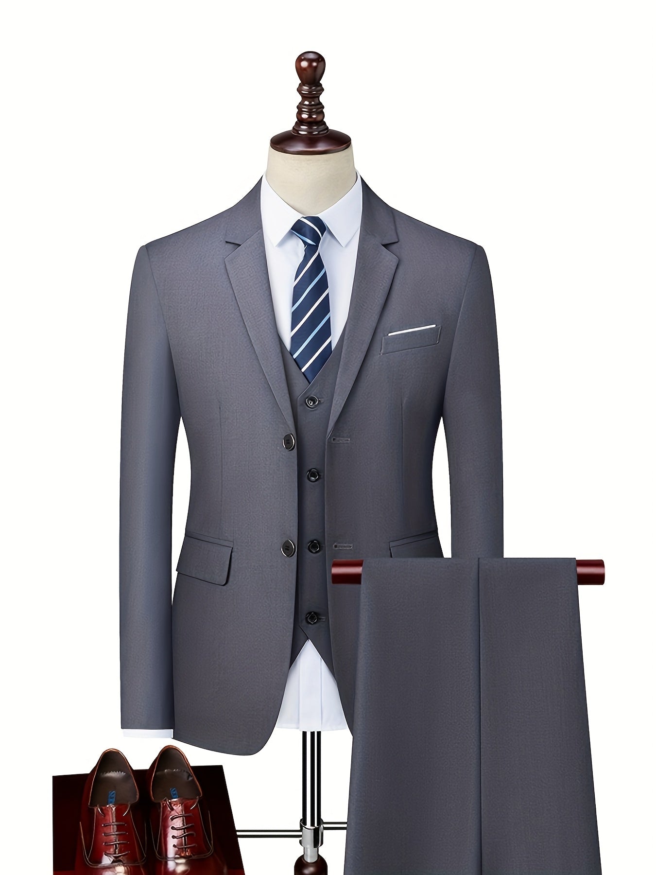 Costume Homme Élégant Deux Pièces – Coupe Moderne et Confort Premium