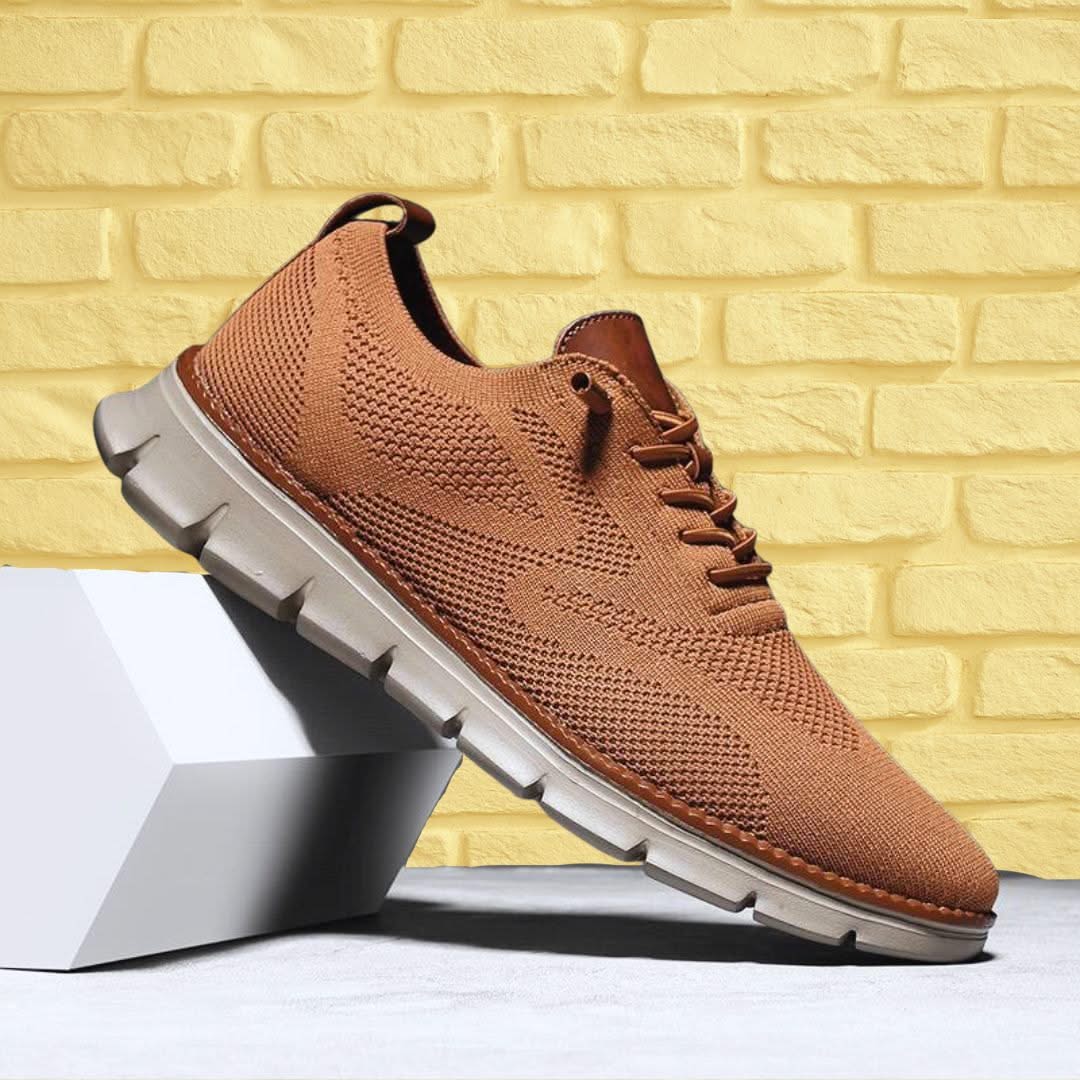Chaussures homme respirantes à lacets avec semelle souple