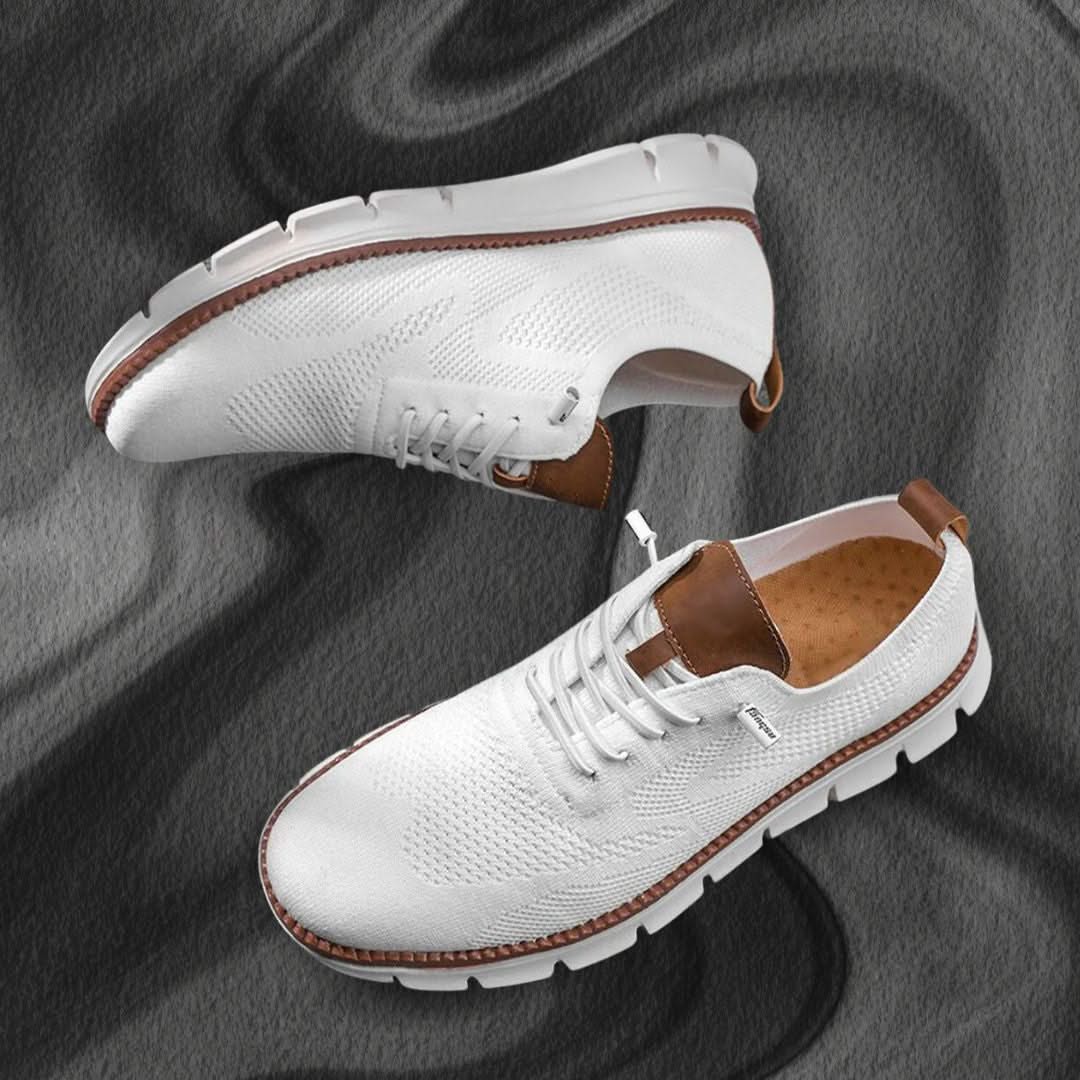 Chaussures homme respirantes à lacets avec semelle souple