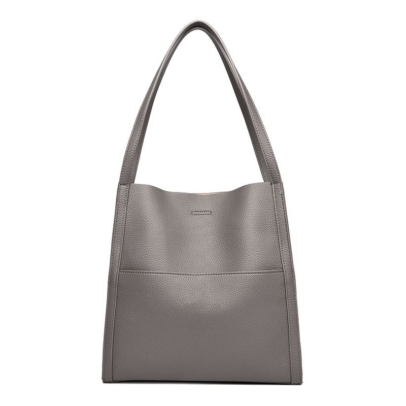 Sac à épaule femme spacieux en cuir souple – Élégant, minimaliste et confortable