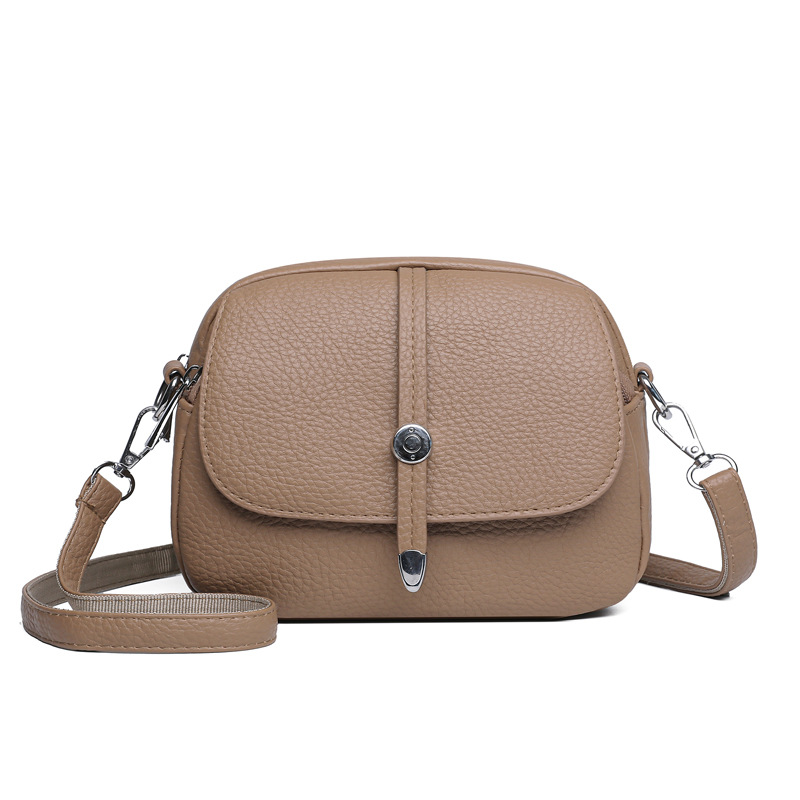Sac bandoulière compact en similicuir souple – Élégant, léger et polyvalent