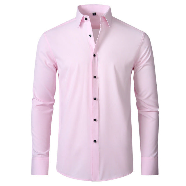 Chemise stretch Noah pour homme – Coupe ajustée, confort flexible et style élégant