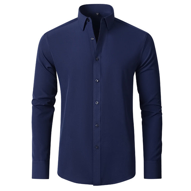 Chemise stretch Noah pour homme – Coupe ajustée, confort flexible et style élégant