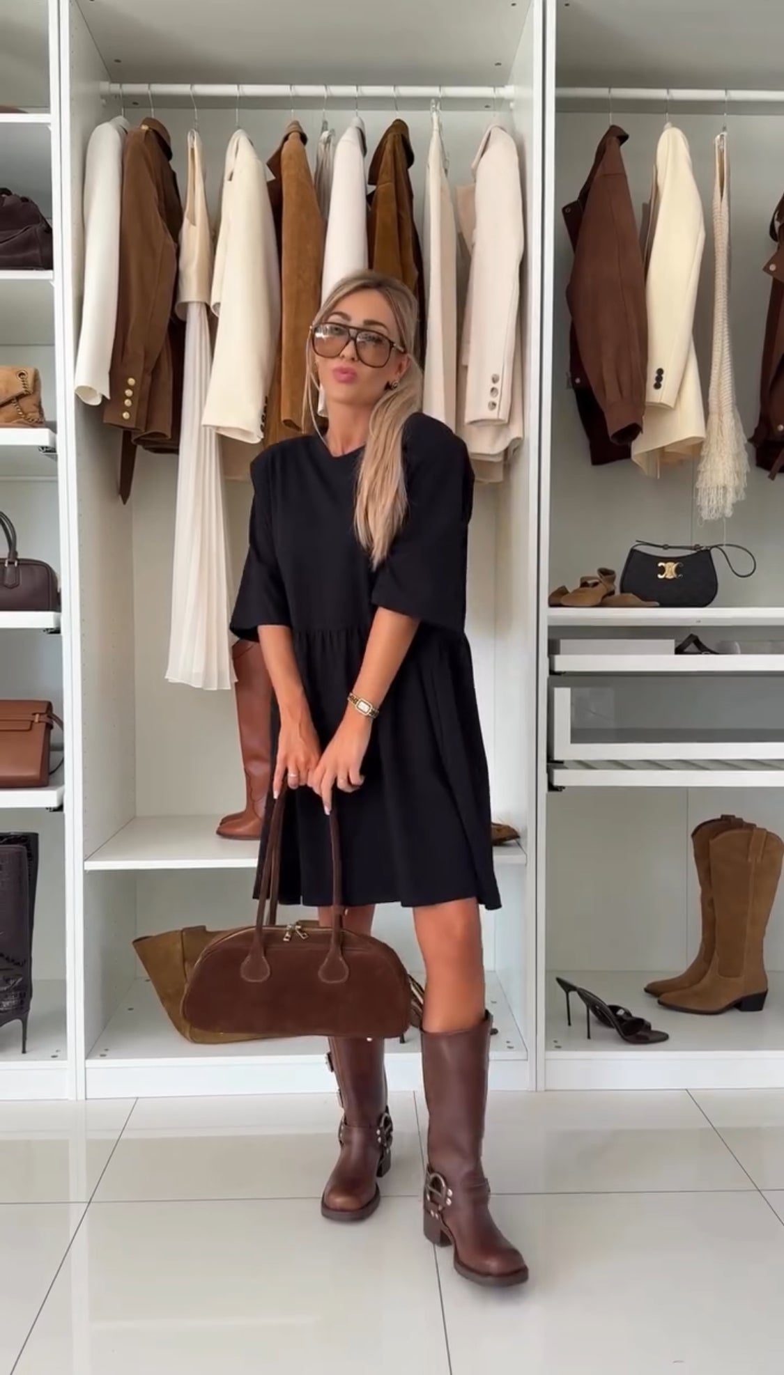 Robe femme courte fluide manches courtes coupe ample – décontractée chic