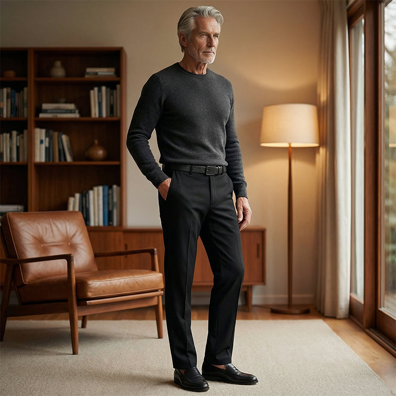 Pantalon homme slim extensible pour le bureau