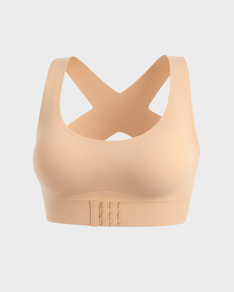 Soutien-Gorge Femme Confortable avec Bretelles Croisées