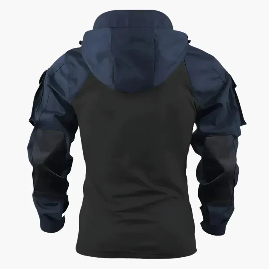 Sweat homme tactique à capuche avec manches camouflage