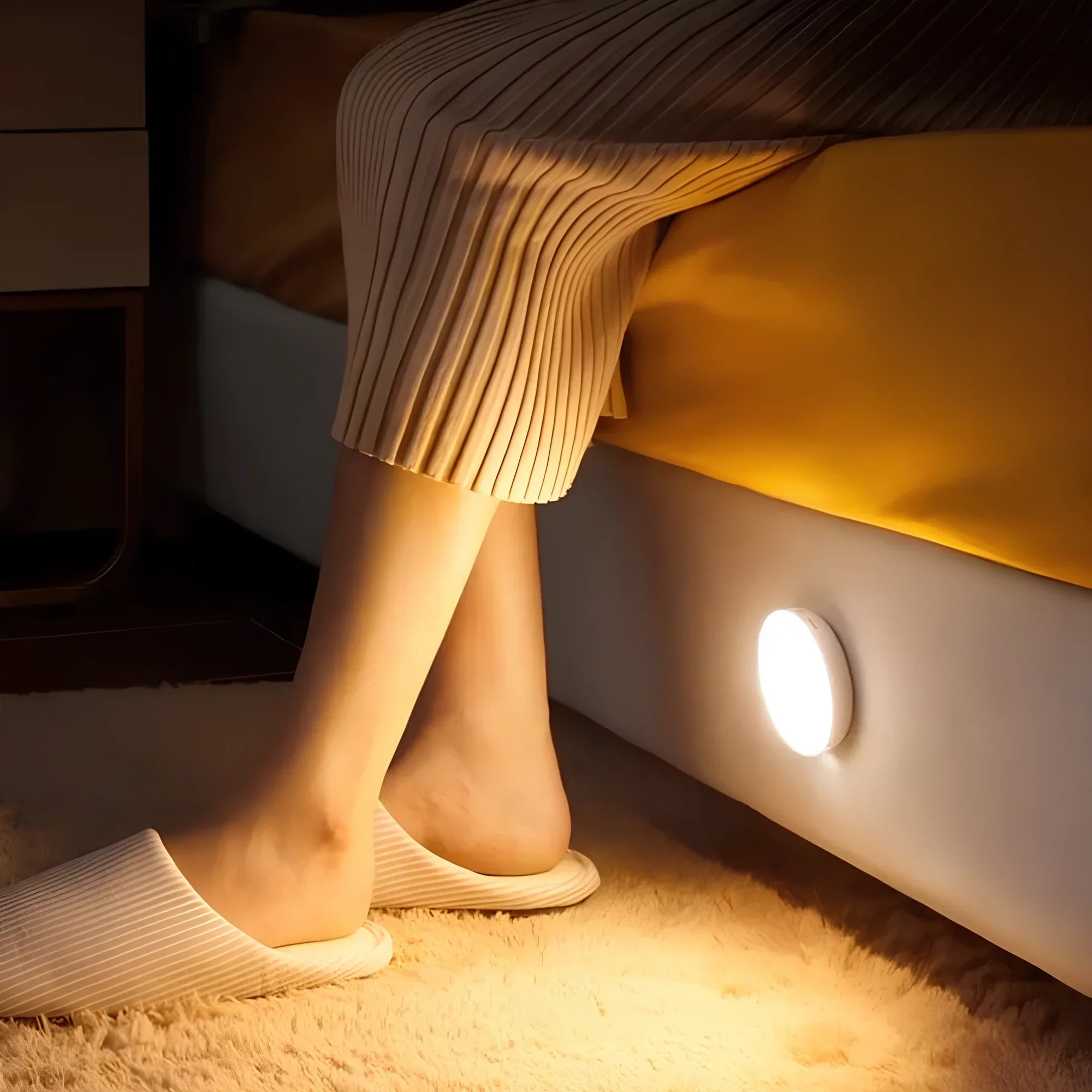 Lampe murale LED à détection de mouvement – Éclairage automatique rechargeable USB