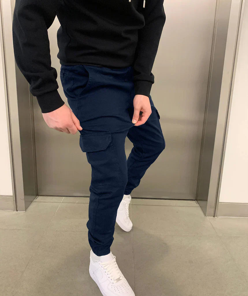Jogger cargo pour homme coupe décontractée – pantalon confortable et moderne avec poches pratiques