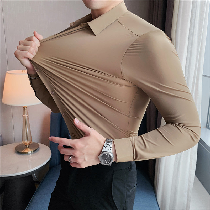 Chemise Homme Stretch Sans Repassage Coupe Élégante