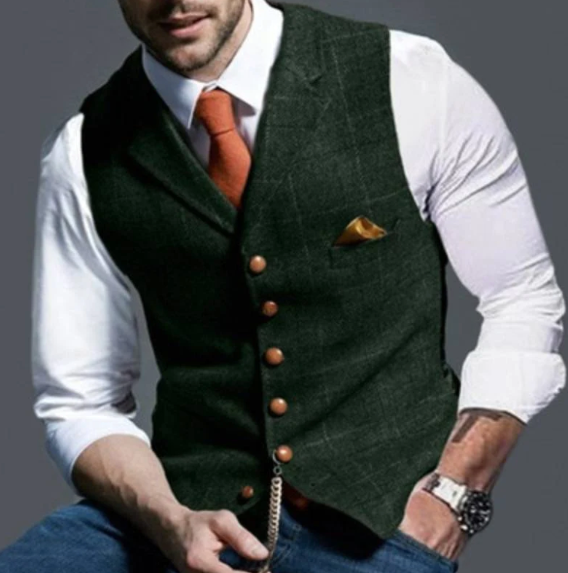 Gilet Homme Élégant – Confort, Style et Superposition Idéale