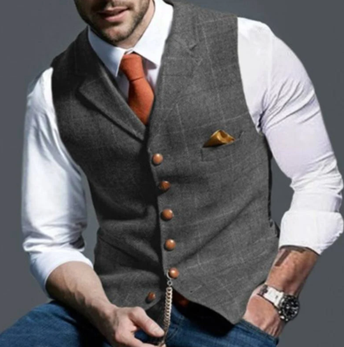 Gilet Homme Élégant – Confort, Style et Superposition Idéale
