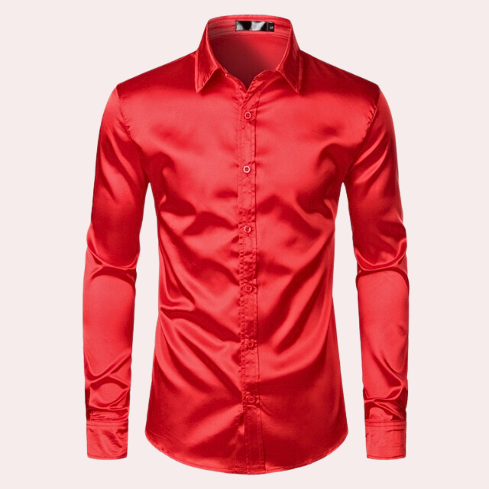 Chemise élégante à manches longues pour homme – Style classique et confort moderne