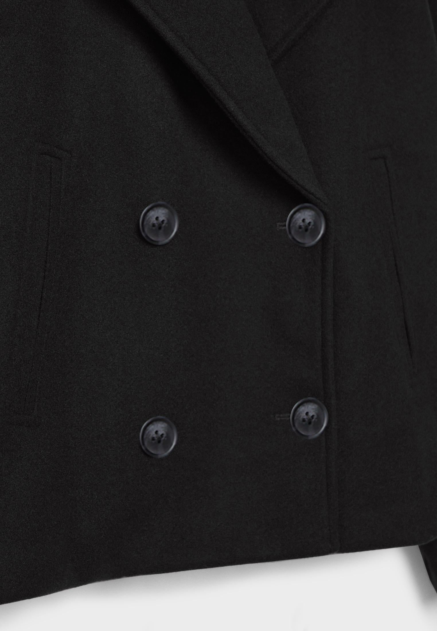 Veste Courte Femme Double Boutonnage Coupe Élégante