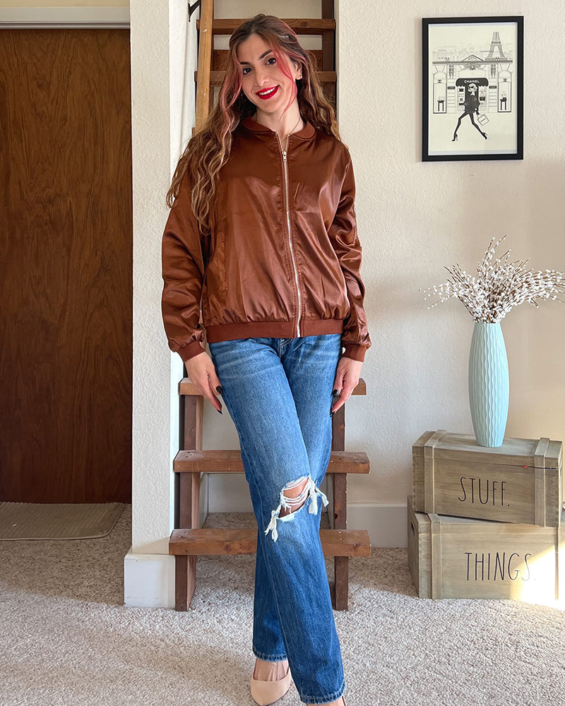 Veste Zippée Femme Style Décontracté et Confort Quotidien