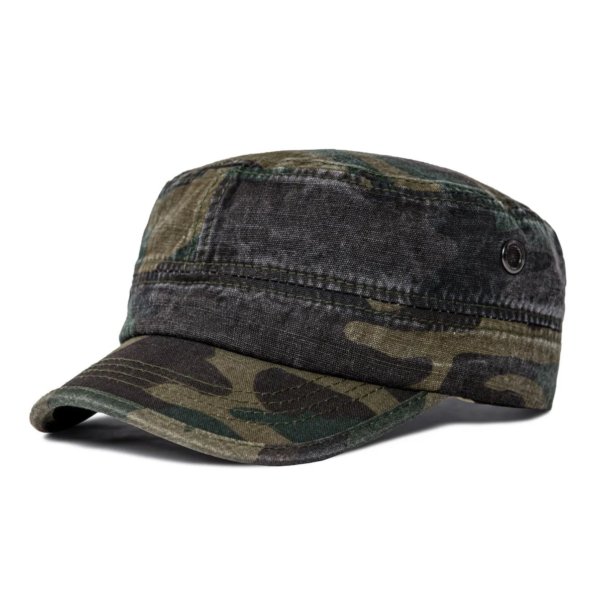 Casquette militaire pour homme en coton résistant – style vintage ajustable et intemporel