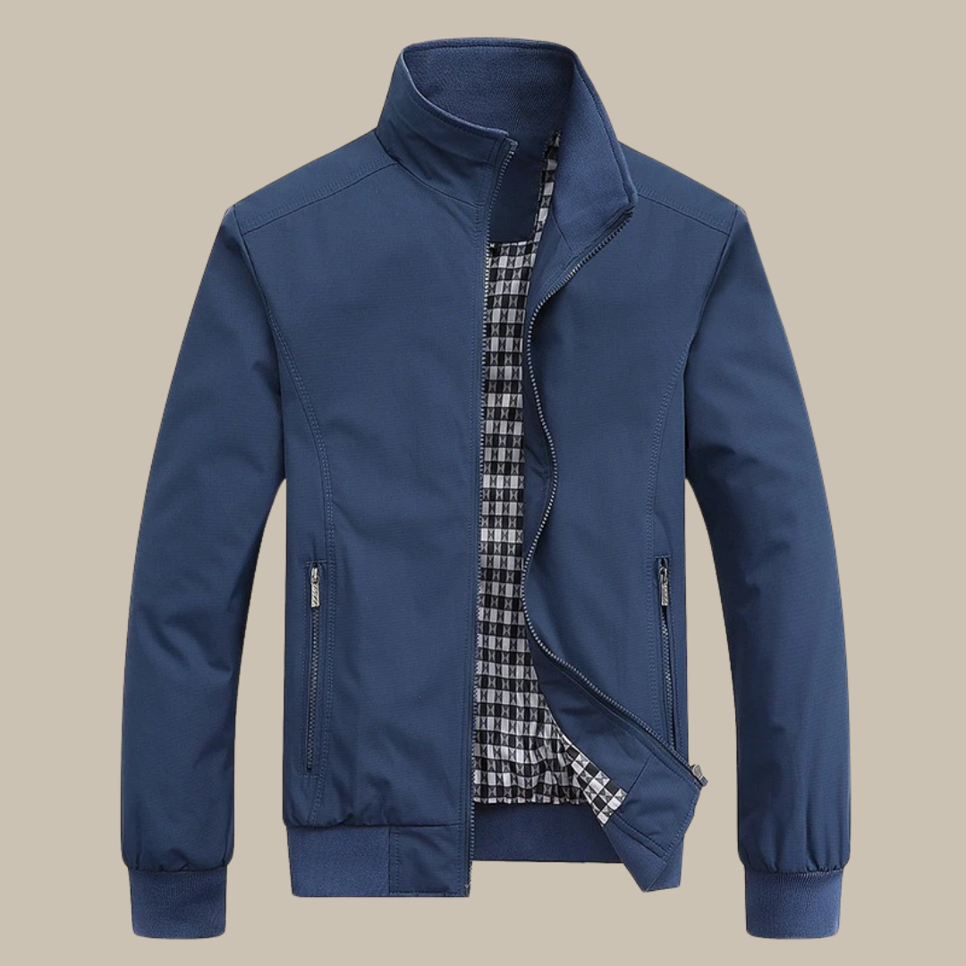 Veste Homme Légère Col Montant Style Moderne