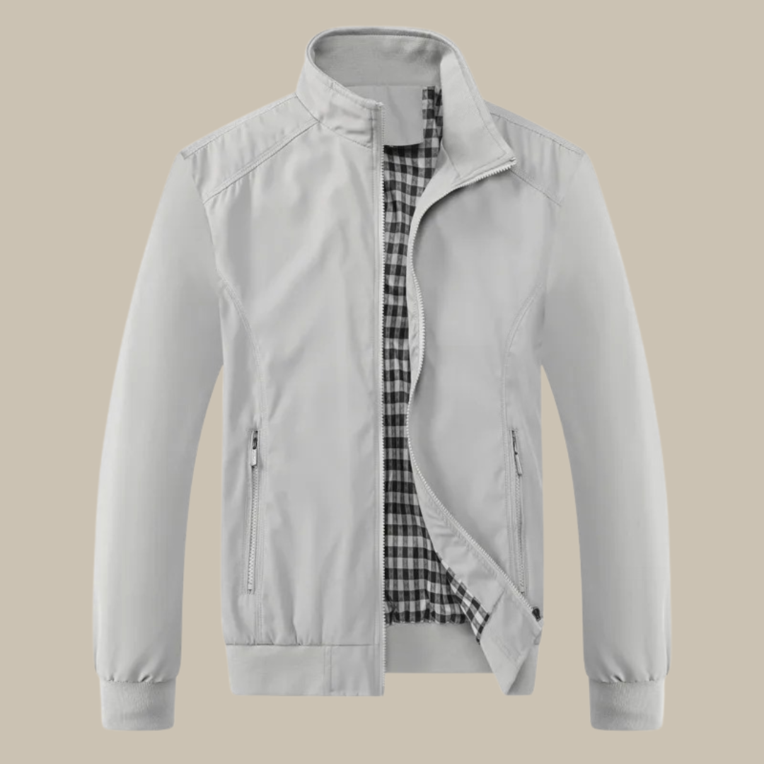 Veste Homme Légère Col Montant Style Moderne