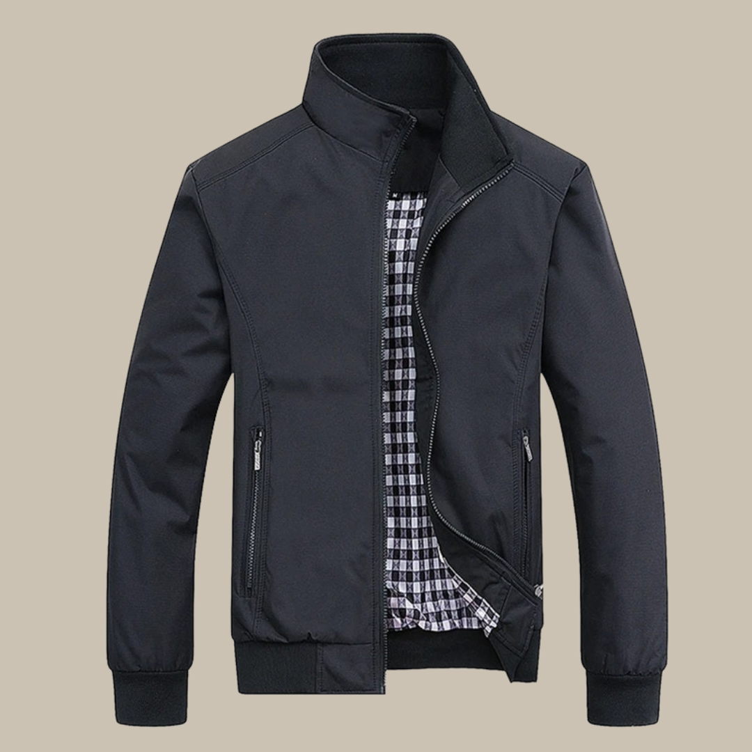 Veste Homme Légère Col Montant Style Moderne