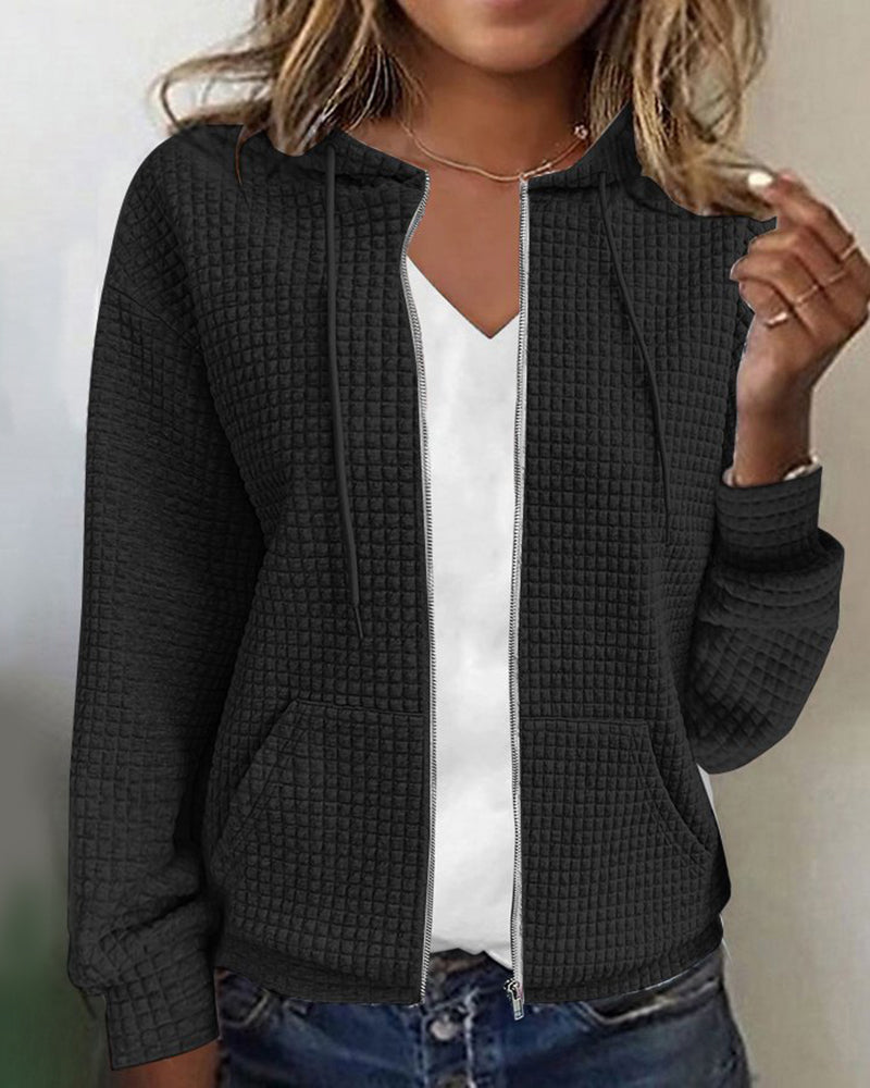 Veste Décontractée à Capuche Style Moderne et Confort Absolu