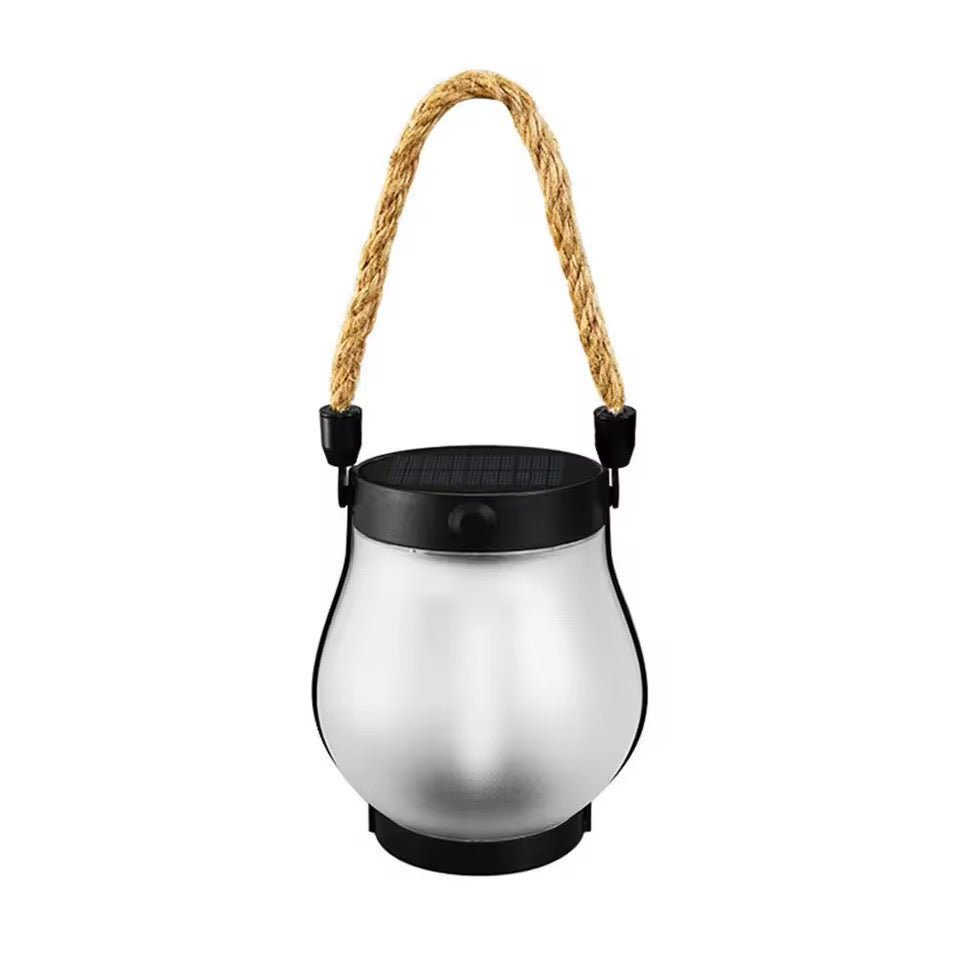 Lanterne solaire effet flamme – Éclairage LED extérieur automatique et résistant