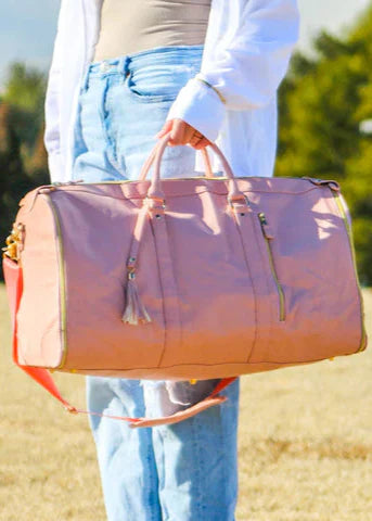 Sac de voyage transformable avec porte-vêtements intégré – Élégant, spacieux et pratique