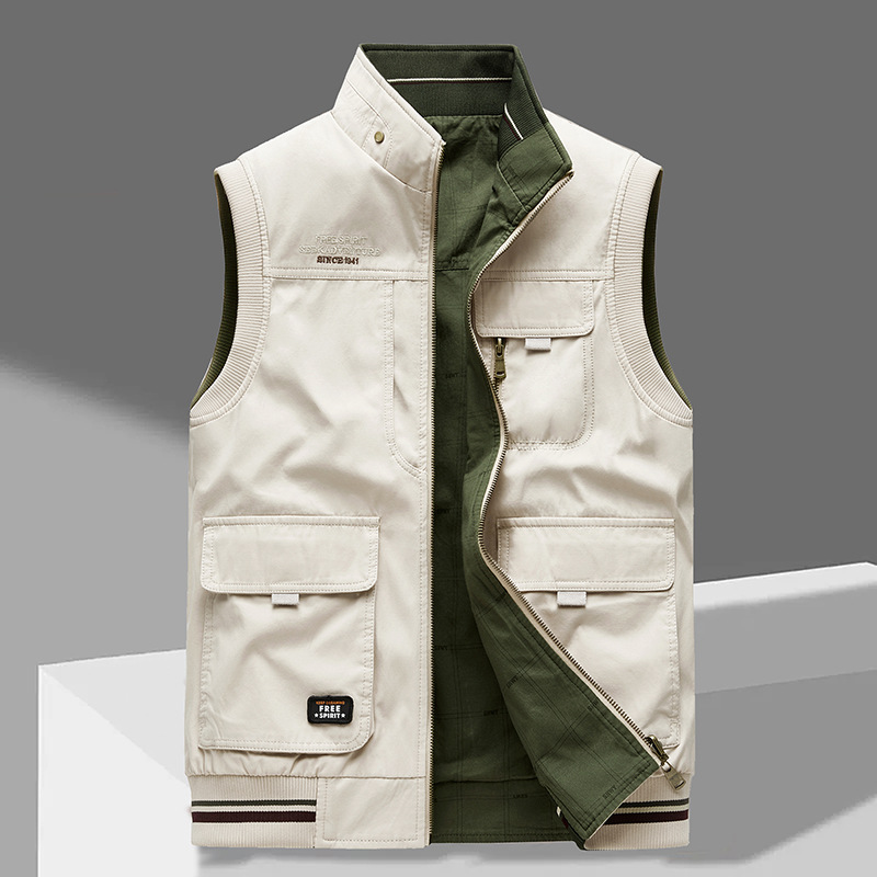 Gilet de Luxe Homme en Coton – Élégance et Fonctionnalité