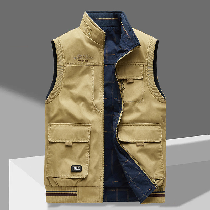 Gilet de Luxe Homme en Coton – Élégance et Fonctionnalité