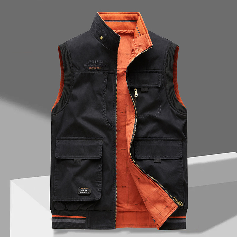Gilet de Luxe Homme en Coton – Élégance et Fonctionnalité