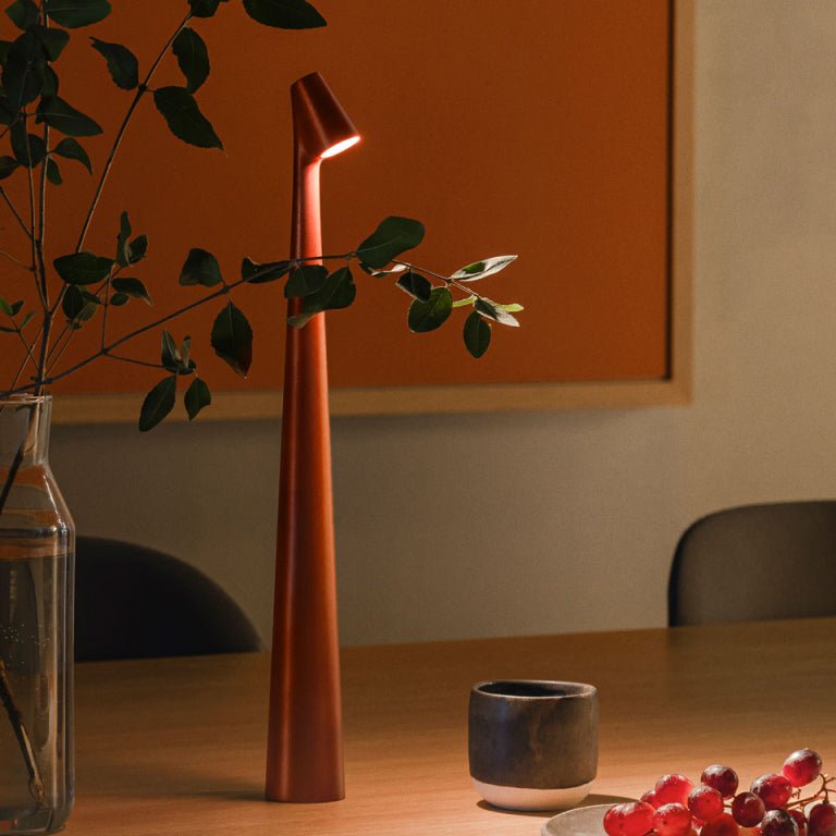 Lampe LED sans fil en aluminium – Lampe design rechargeable autonomie longue durée