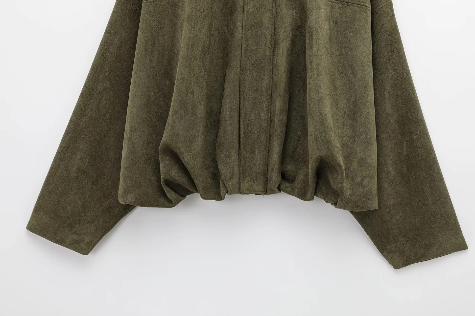 Veste femme oversize effet suédine coupe ample style moderne mi-saison